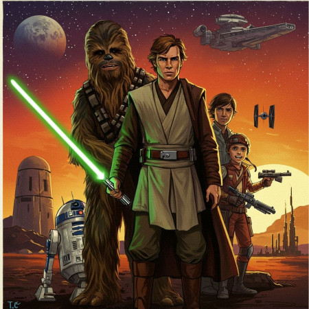  L'Héritage des Gardiens Diamond Painting Star Wars