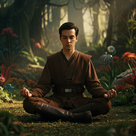  Meditazione Jedi Pittura a diamante Star Wars