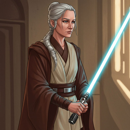  La Gardienne de la Lumière Diamond Painting Star Wars