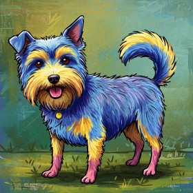  Hond: De Pop Art Metgezel Diamond Painting Honden