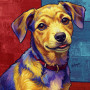  Hund: Der Pop-Art-Look Diamond Painting Hunde