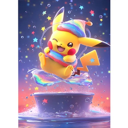 Pikachu, La Douche Arc-en-Ciel