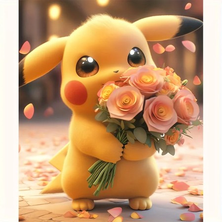 Pikachu, Bouquet de Tendresse