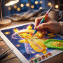 Pikachu, Regenlauf Diamond Painting
