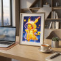 Pikachu, Regenlauf Diamond Painting