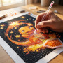 Charmander, Bagliore di Stelle - Diamond Painting