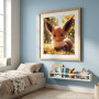 Evoli, Boszachte Sereniteit - Diamond Painting