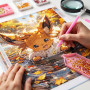 Evoli, Pioggia di Foglie - Diamond Painting