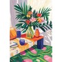 Bouquet de fleurs de saison dans un vase