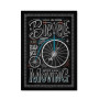 Grand-Bi Inspirant sur Tableau Noir Diamond Painting