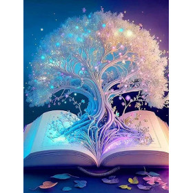 Arbre Féerique du Livre Magique Diamond Painting