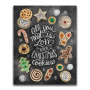 Biscuits de Noël et Boules de Neige : Craie sur Tableau Diamond Painting