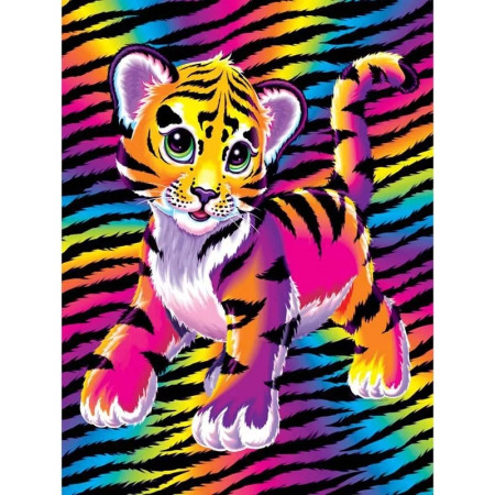 Bébé Tigre Psychédélique - Broderie Diamant Pop Art Diamond Painting
