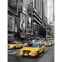 Taxis Jaunes de New York en Broderie Diamant Diamond Painting