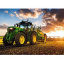 Tracteur John Deere au Couchant Doré Diamond Painting