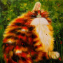 Matou dodu aux fleurs sauvages Diamond Painting