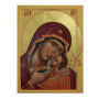Vierge Marie et Enfant Jésus : Icône Orthodoxe en Broderie Diamant Diamond Painting