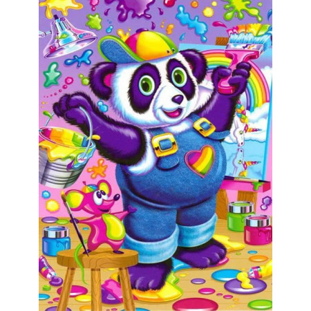 Panda Peintre et Souris Artiste : Atelier Arc-en-Ciel Diamond Painting