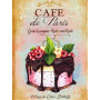 Cheesecake Vintage au Chocolat Fondant Diamond Painting