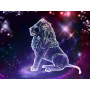 Lion de Lumière : Constellation Royale en Broderie Diamant Diamond Painting