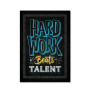 Citation Motivationnelle Hard Work Beats Talent Diamond Painting
