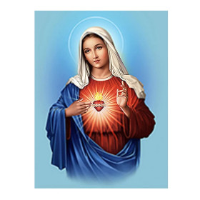 Vierge Marie au Cœur Immaculé Diamond Painting