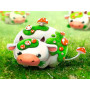 Vache Kawaii aux Champignons Magiques Diamond Painting