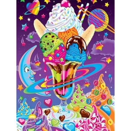 Sundae Cosmique aux Étoiles Sucrées Diamond Painting