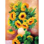 Bouquet de Tournesols Éclatants Diamond Painting