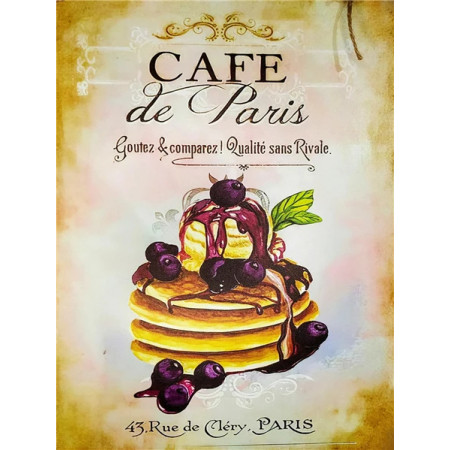 Pancakes de Paris : Douceur Gourmande en Broderie Diamant Diamond Painting