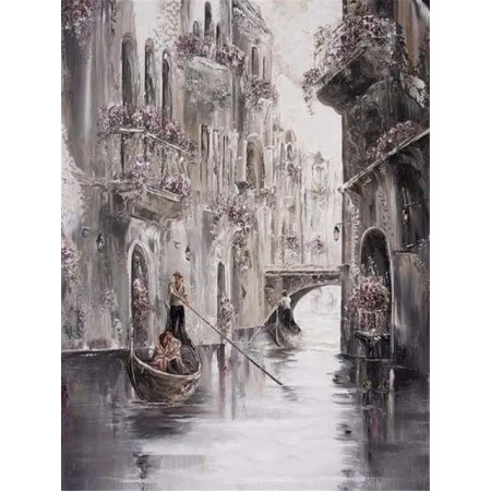 Gondoles à Venise : Romance sur le Canal Diamond Painting
