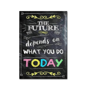 Citation Inspirante sur Tableau Noir Diamond Painting