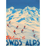 Alerte Rouge dans les Alpes Suisses Diamond Painting