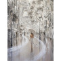 Élégance Parisienne sous la Pluie Diamond Painting