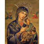 Vierge Marie et Enfant Jésus en Broderie Diamant Byzantine Diamond Painting