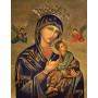 Byzantine Virgin Mary and Child Jesus diamond painting sparkling rhinestones