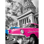 Capitole de La Havane aux Voitures Vintage Diamond Painting
