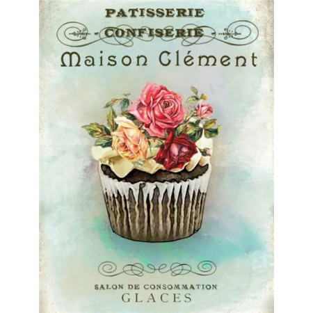 Cupcake Vintage Maison Clément Diamond Painting
