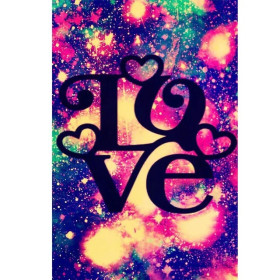 Love Galactique : Cœurs et Étoiles en Broderie Diamant Diamond Painting