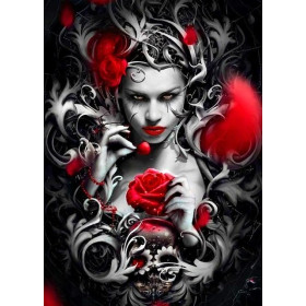 Rose Gothique au Regard Perçant Diamond Painting