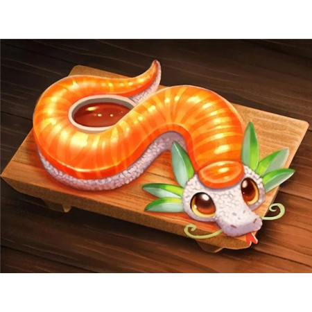 Dragon Sushi Mignon Diamond Painting