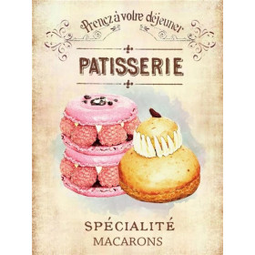Douceur Vintage : Macarons et Chou à la Crème Diamond Painting