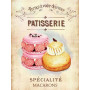 Douceur Vintage : Macarons et Chou à la Crème Diamond Painting