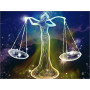 Balance Céleste : Portrait Astrologique Lumineux Diamond Painting