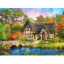 Cottage Anglais aux Canards Diamond Painting