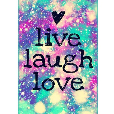 Live Laugh Love Galactique Diamond Painting