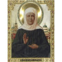 Sainte Matrona de Moscou : Icône Orthodoxe en Broderie Diamant Diamond Painting