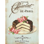 Gâteau Chocolat Parisien Vintage Diamond Painting