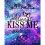 Baiser Galactique : Calligraphie d'Amour sous les Étoiles Diamond Painting