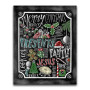 Tableau Noir de Noël : Vœux et Traditions en Broderie Diamant Diamond Painting